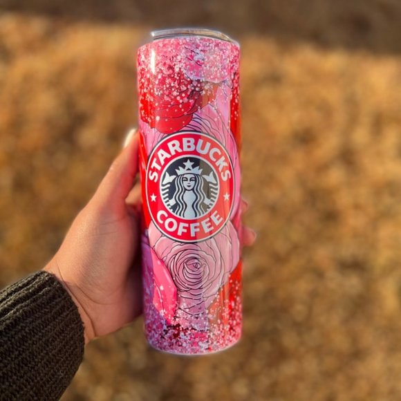 Mackinac Island Designs Other - Starbucks Coffee Rose 20 oz Tumbler, Lid, Straw, Gift Boxed
